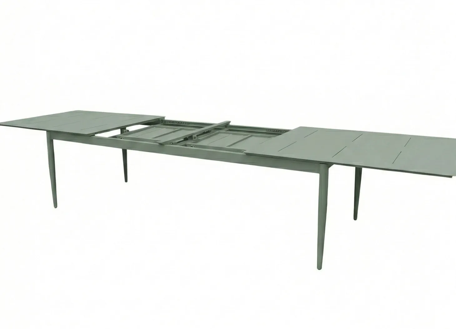Anzio Matbord XL 110x266-396 cm Topia Grön