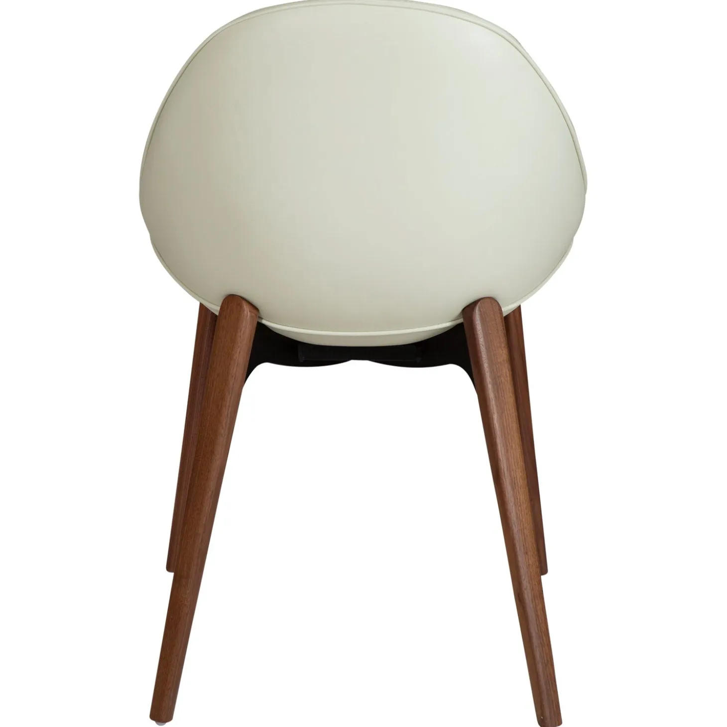 Arch Stol Bone White, Walnut