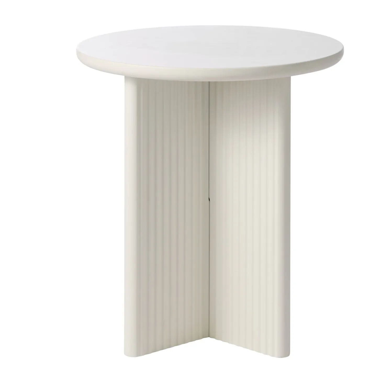 Arco Sidobord Ø50 cm Greige