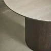 Aria Matbord 100x190-235 cm Keramisk Travertin