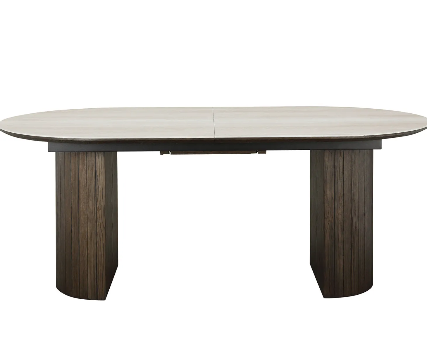 Aria Matbord 100x190-235 cm Keramisk Travertin