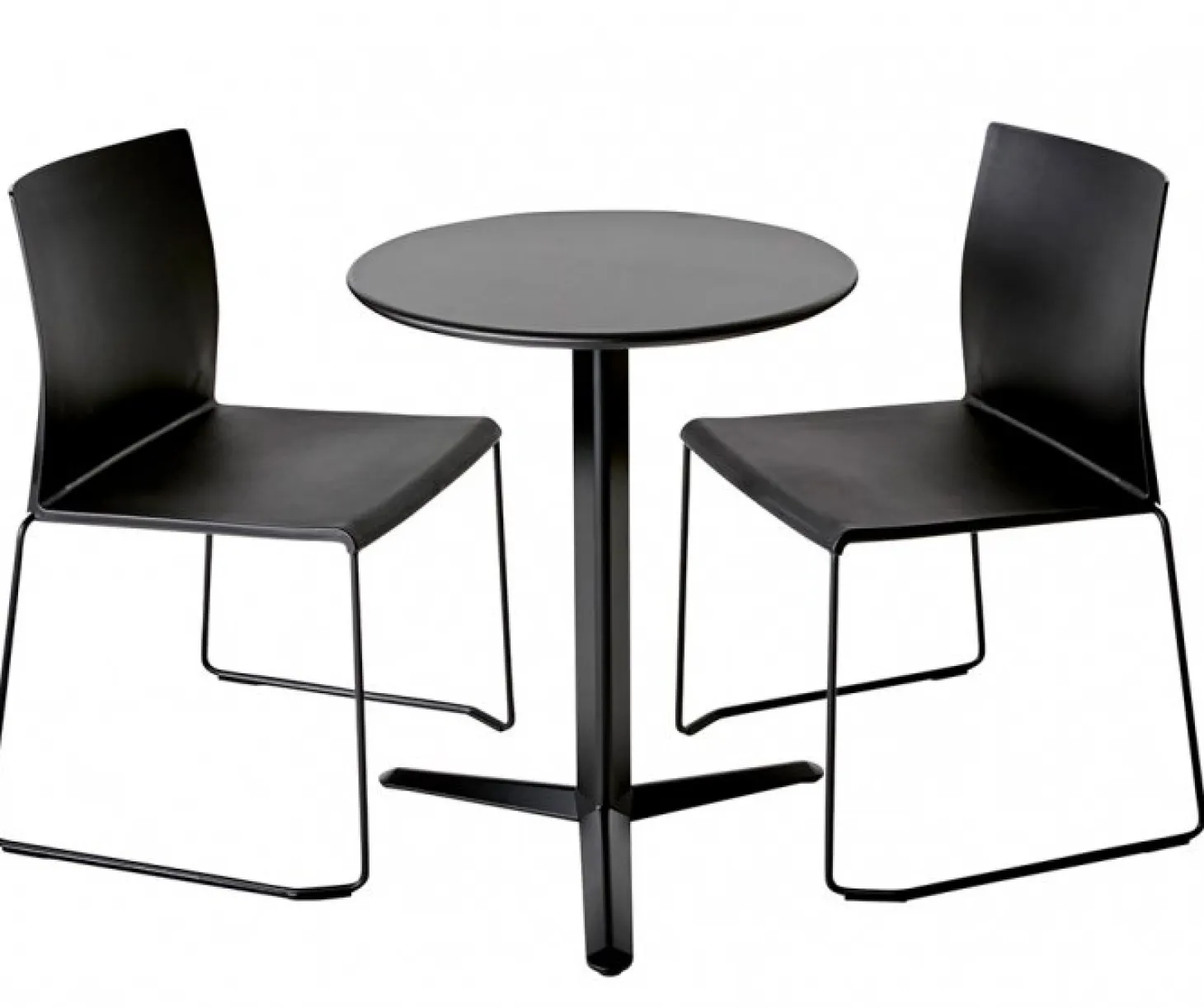 Arket Cafébord 60 cm Rund Black