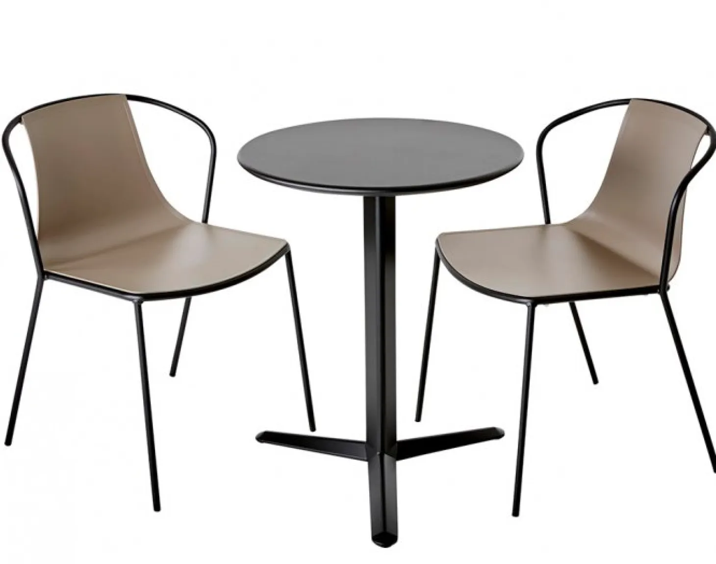 Arket Cafébord 60 cm Rund Black