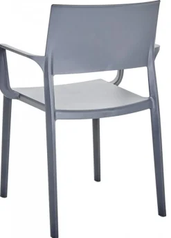 Arket Cafégrupp 60cm ink 2st Lilibet Karmstolar Grå