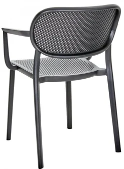 Arket Cafégrupp 60cm ink 2st Nuta Karmstolar Svart