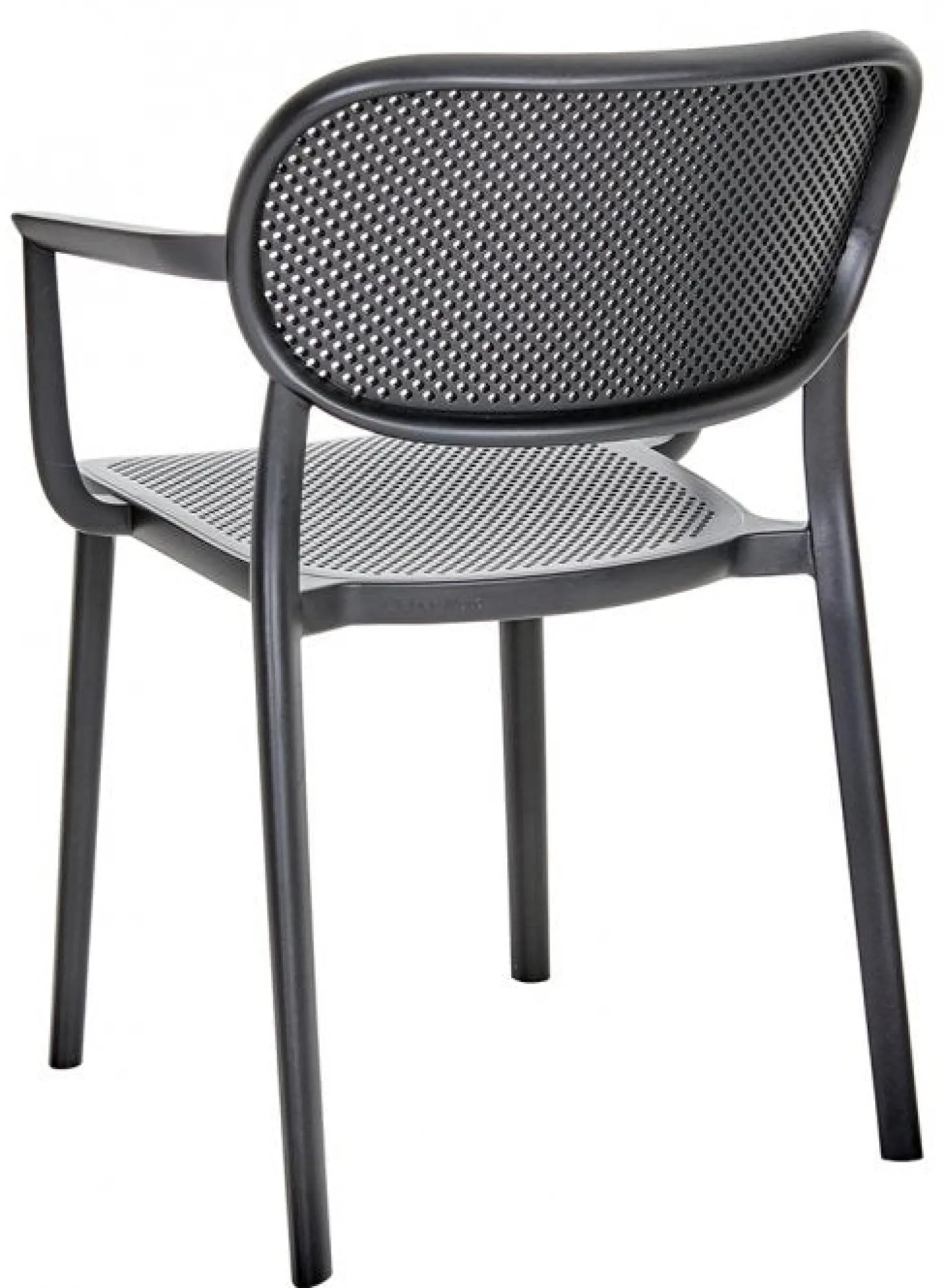 Arket Cafégrupp 60cm ink 2st Nuta Karmstolar Svart
