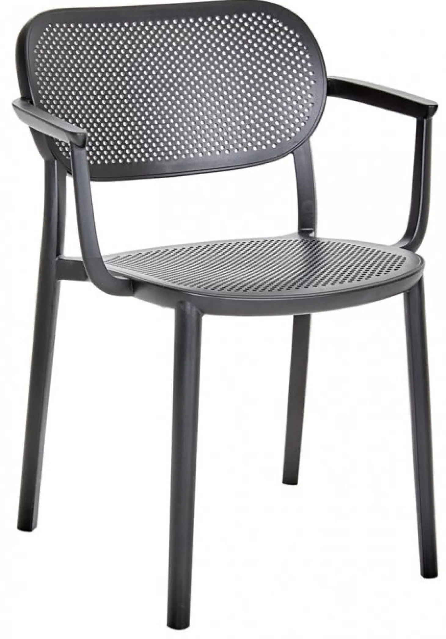 Arket Cafégrupp 60cm ink 2st Nuta Karmstolar Svart