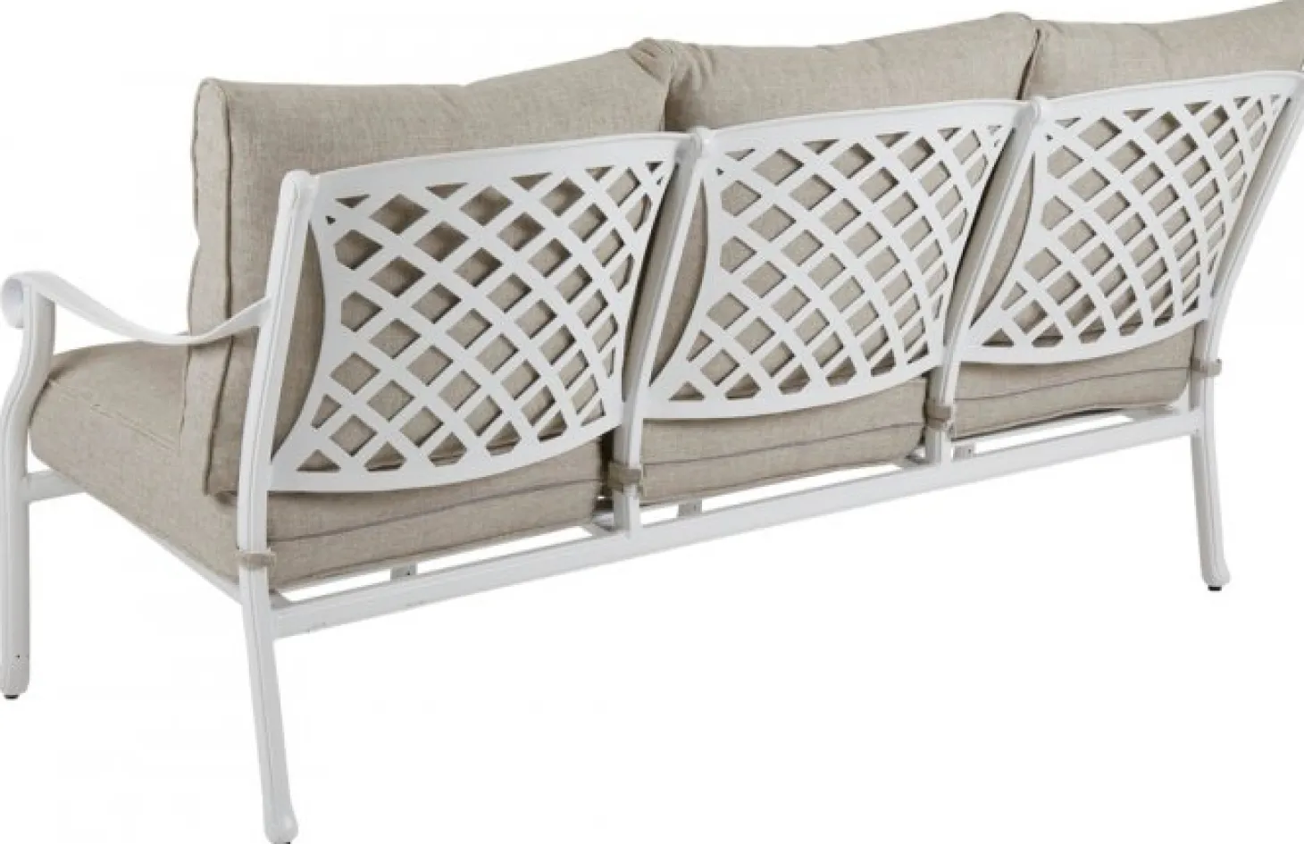 Arras 3-Sits Soffa Vit