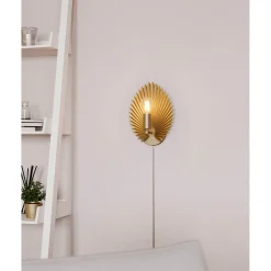 Aruba Vägglampa Matt Guld
