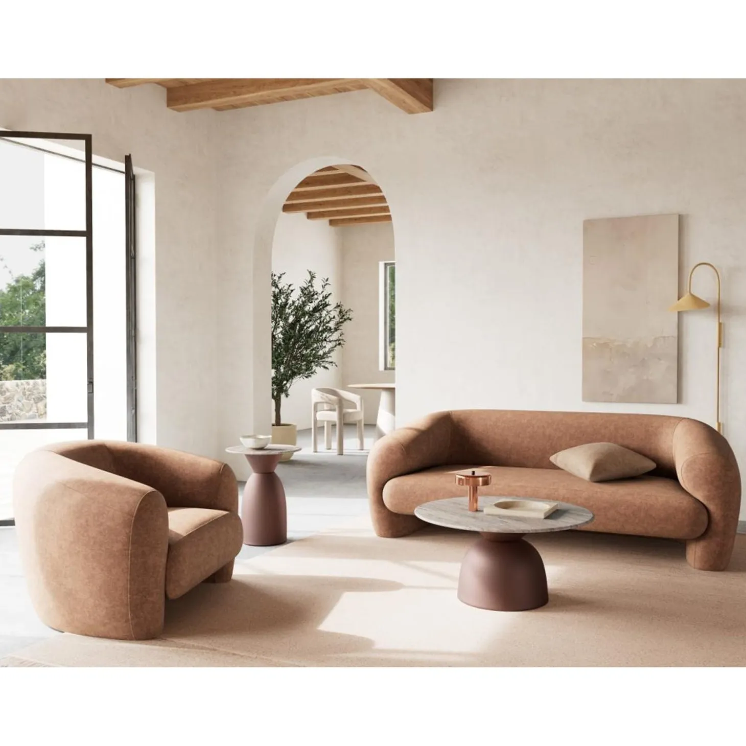 Atrium Sidobord Matt Brons