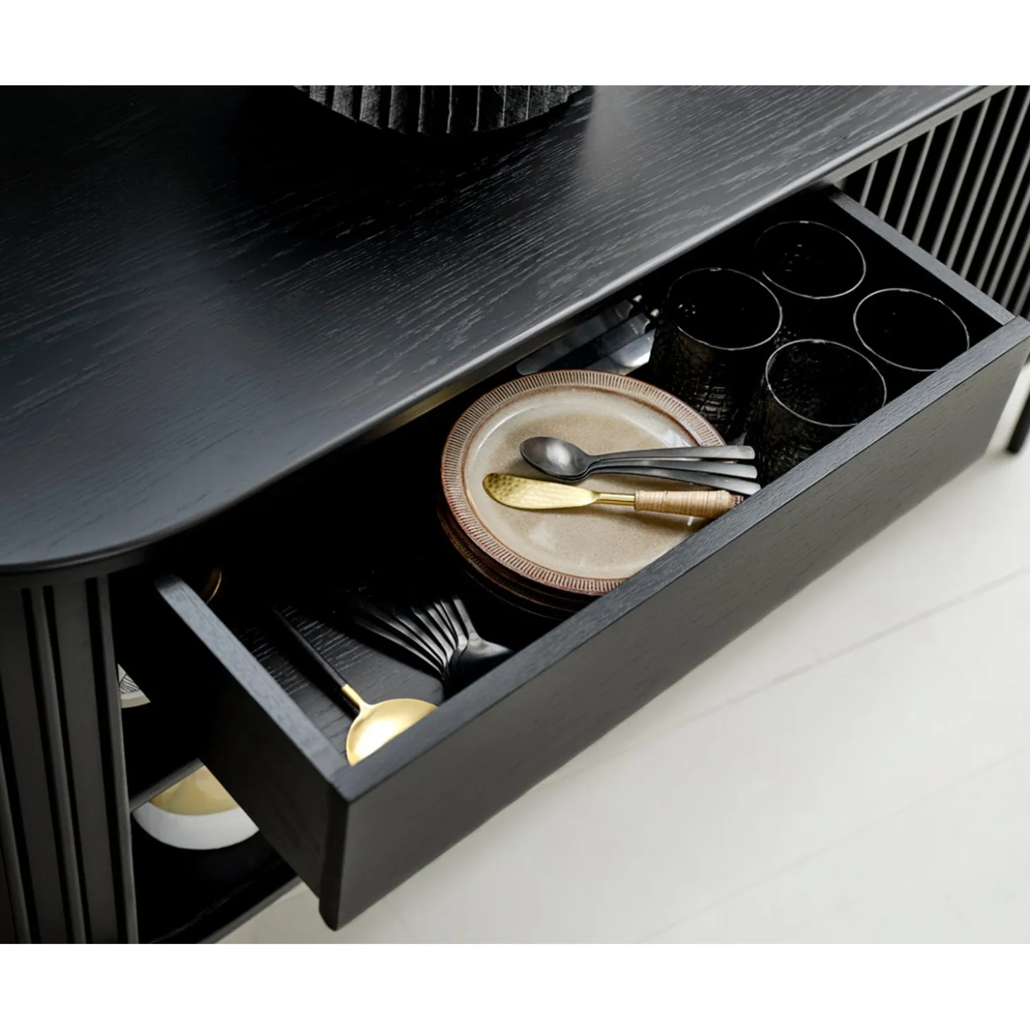 Audrey Sideboard 160 cm Svart