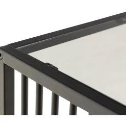 Auxerre Sidobord 40x40x40 cm Härdat glas