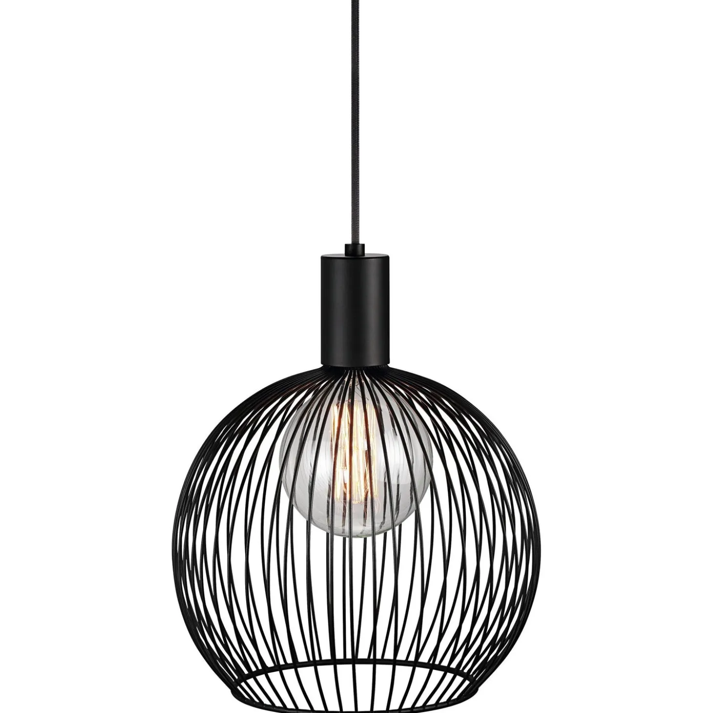 Aver Svart Taklampa 30 cm