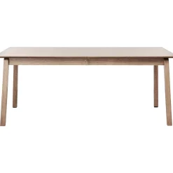 Banks Matbord 95x190-290 cm, Vitpigmenterad ek