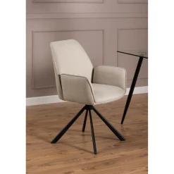 Bayonne Karmstol Basel tyg Beige