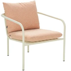Bendt Fåtölj Pearl White/Teddy Orange