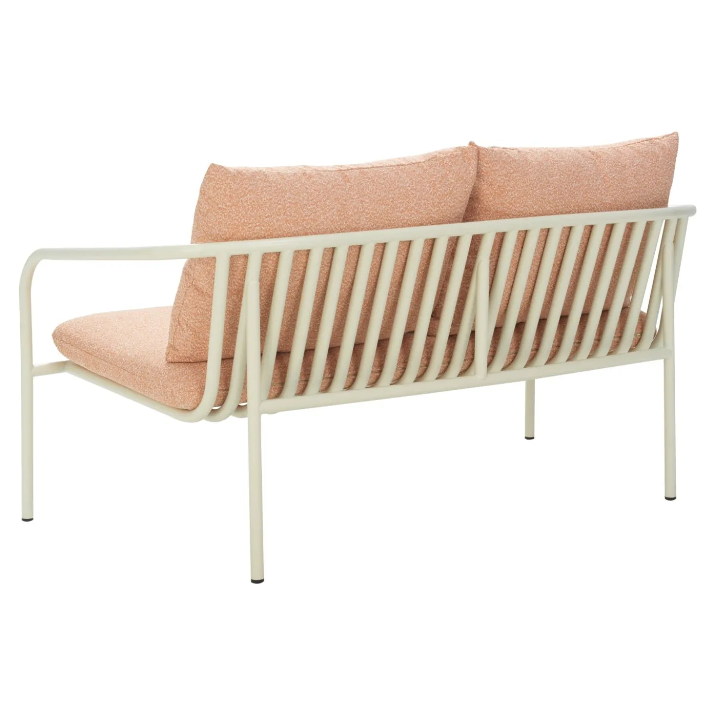 Bendt 2-sits Soffa 138x72 cm Pearl White/Teddy Orange