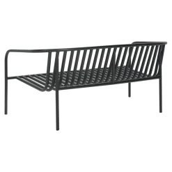 Bendt 2-sits Soffa 138x72 cm Svart/Teddy Ant