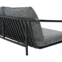 Bendt 2-sits Soffa 138x72 cm Svart/Teddy Ant