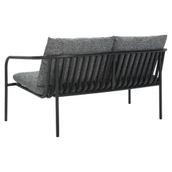 Bendt 2-sits Soffa 138x72 cm Svart/Teddy Ant