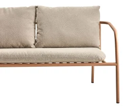 Bendt 2-sits Utesoffa Peach/Teddy Beige