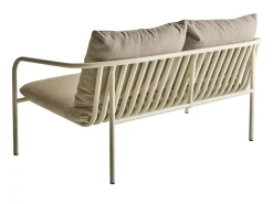 Bendt 2-sits Utesoffa Pearl White/Teddy Beige