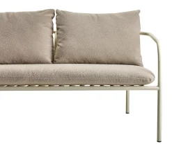Bendt 2-sits Utesoffa Pearl White/Teddy Beige
