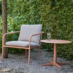 Bendt Utefåtölj Peach/Teddy Beige