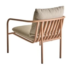 Bendt Utefåtölj Peach/Teddy Beige