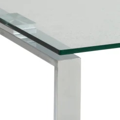 Benz Satsbord 45x115x69 cm Krom/Glas