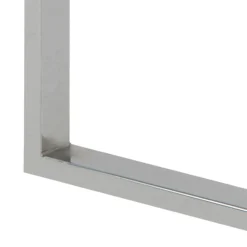 Benz Satsbord 55x50x50 cm Krom/Glas