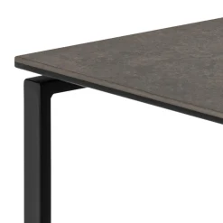 Benz Satsbord 55x50x50 cm Svart Keramik