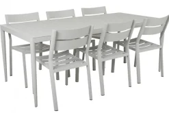 Bigby Matgrupp 195x90 cm ink Delia Light Grey