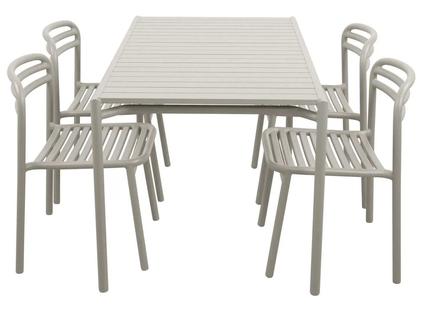 Bliss Matgrupp - Bord 130x80 cm + 4 st Stolar Sand