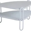 Blixt Hörnbord Vit