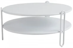 Blixt Soffbord 85 cm Vit
