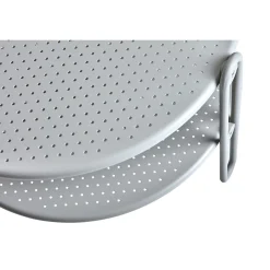 Blixt Utesoffbord 65x42 cm Light Grey