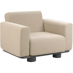 Bolster Fåtölj Antracit/Teddy Beige