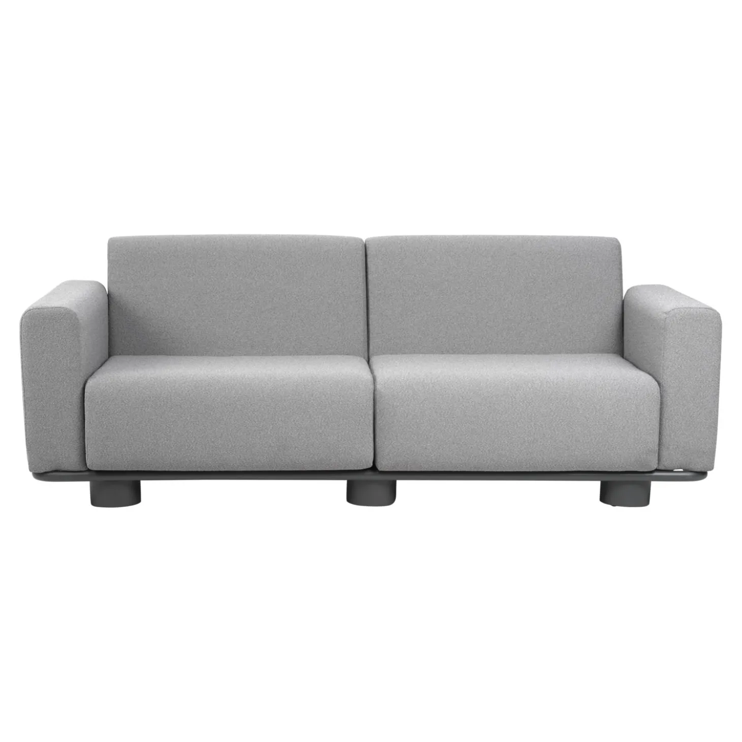Bolster 2,5-sits Soffa 209x94 cm Antracit/Teddy Grey