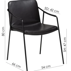 Boto Stol Vintage Black