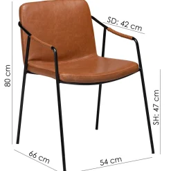 Boto Stol Vintage Light Brown