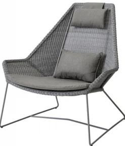 Breeze Högryggad Fåtölj Ljusgrå