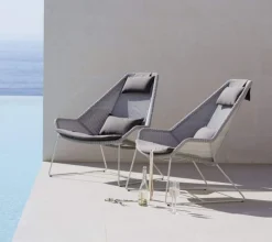 Breeze Högryggad Fåtölj Ljusgrå