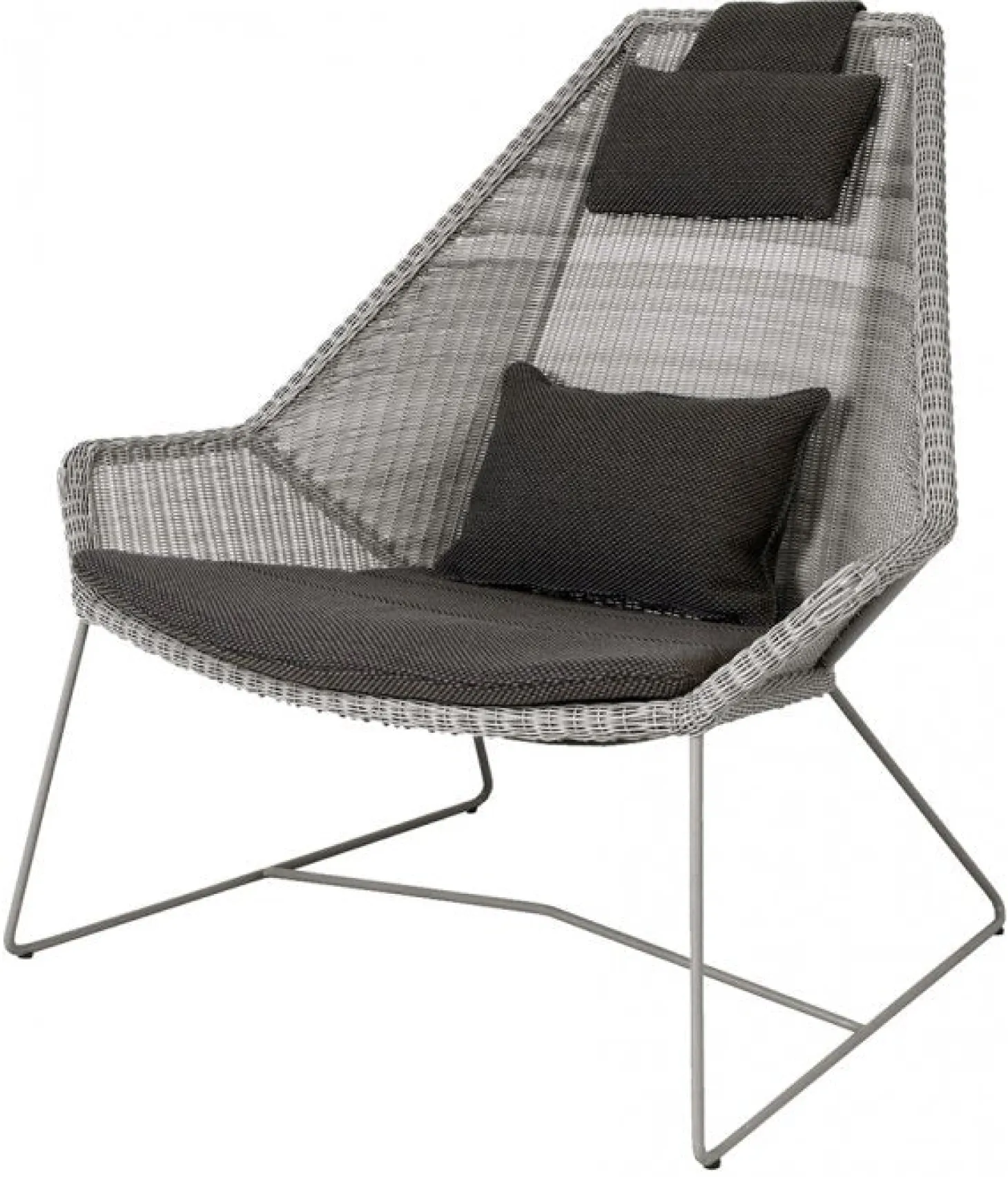 Breeze Högryggad Fåtölj Taupe