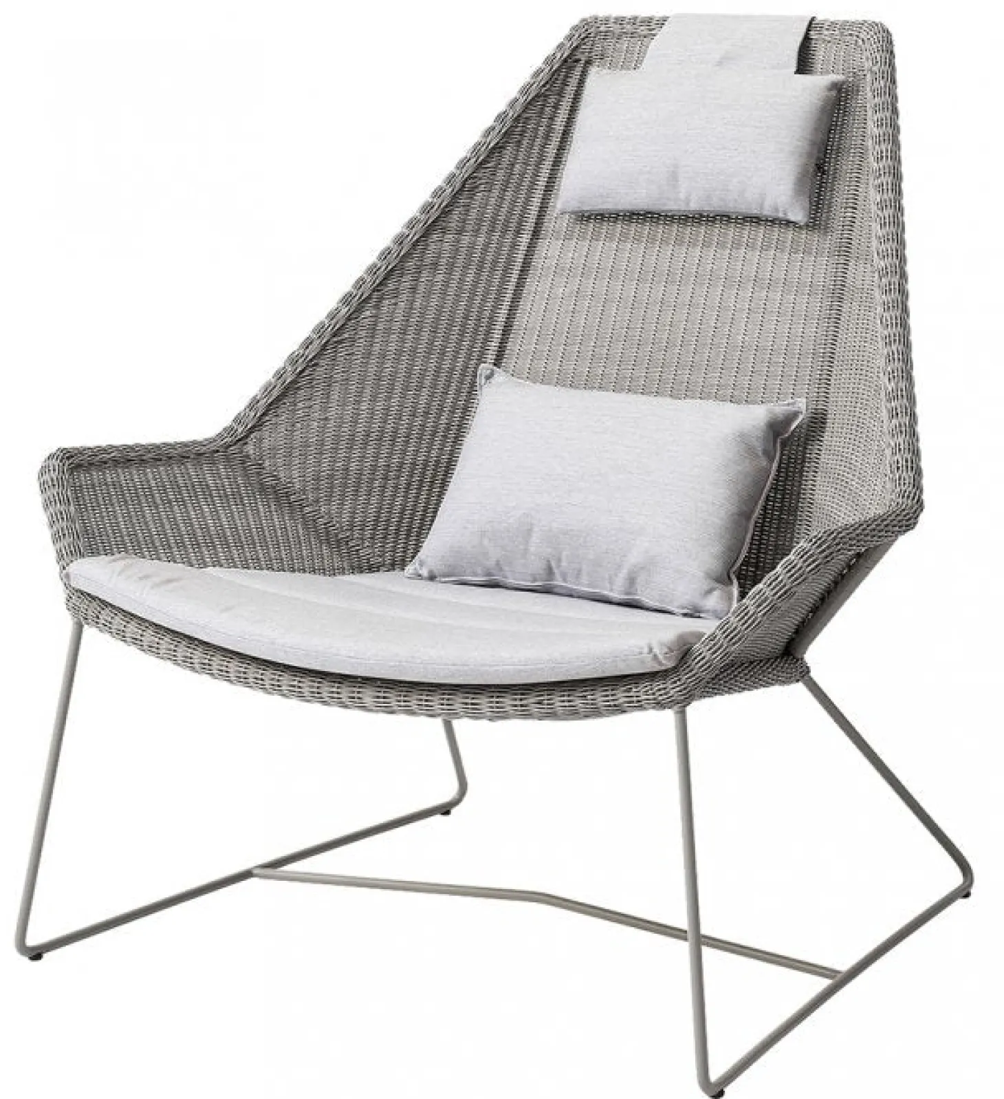 Breeze Högryggad Fåtölj Taupe