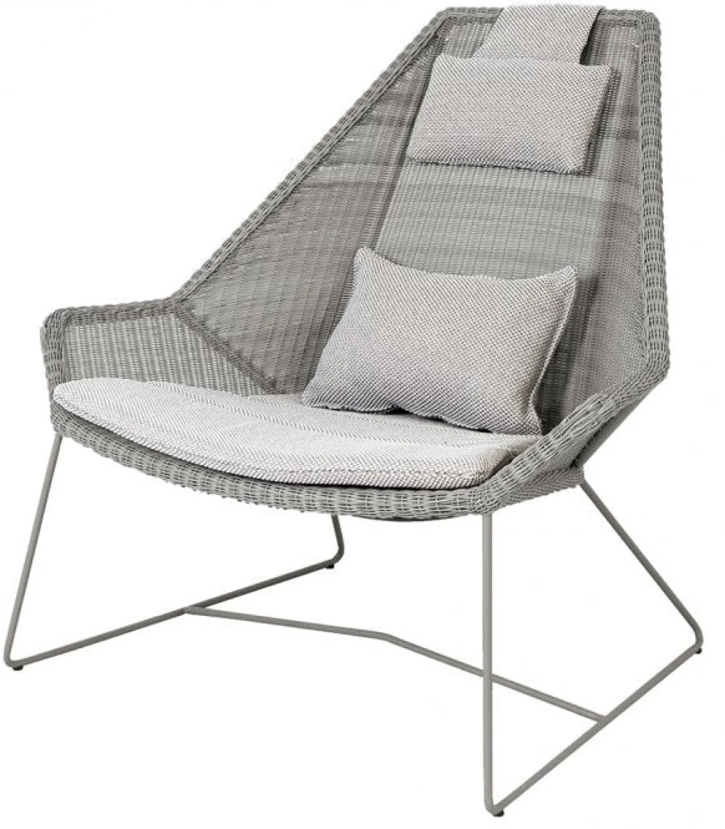 Breeze Högryggad Fåtölj Taupe