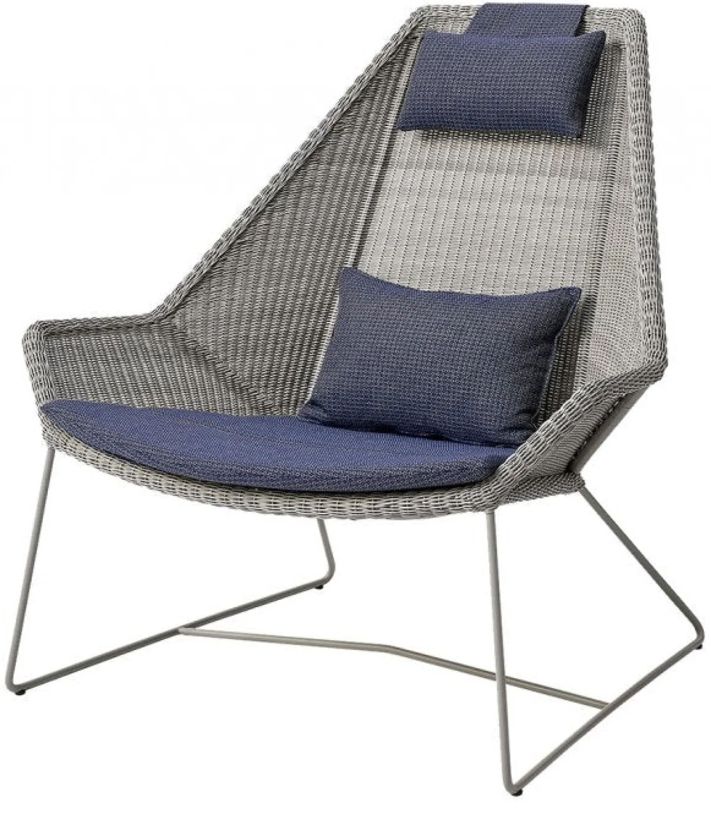 Breeze Högryggad Fåtölj Taupe
