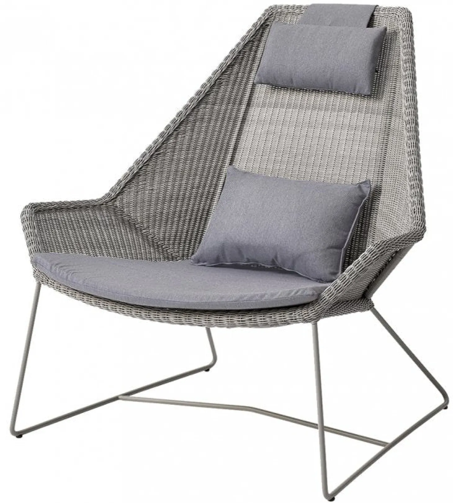 Breeze Högryggad Fåtölj Taupe