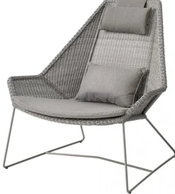 Breeze Högryggad Fåtölj Taupe