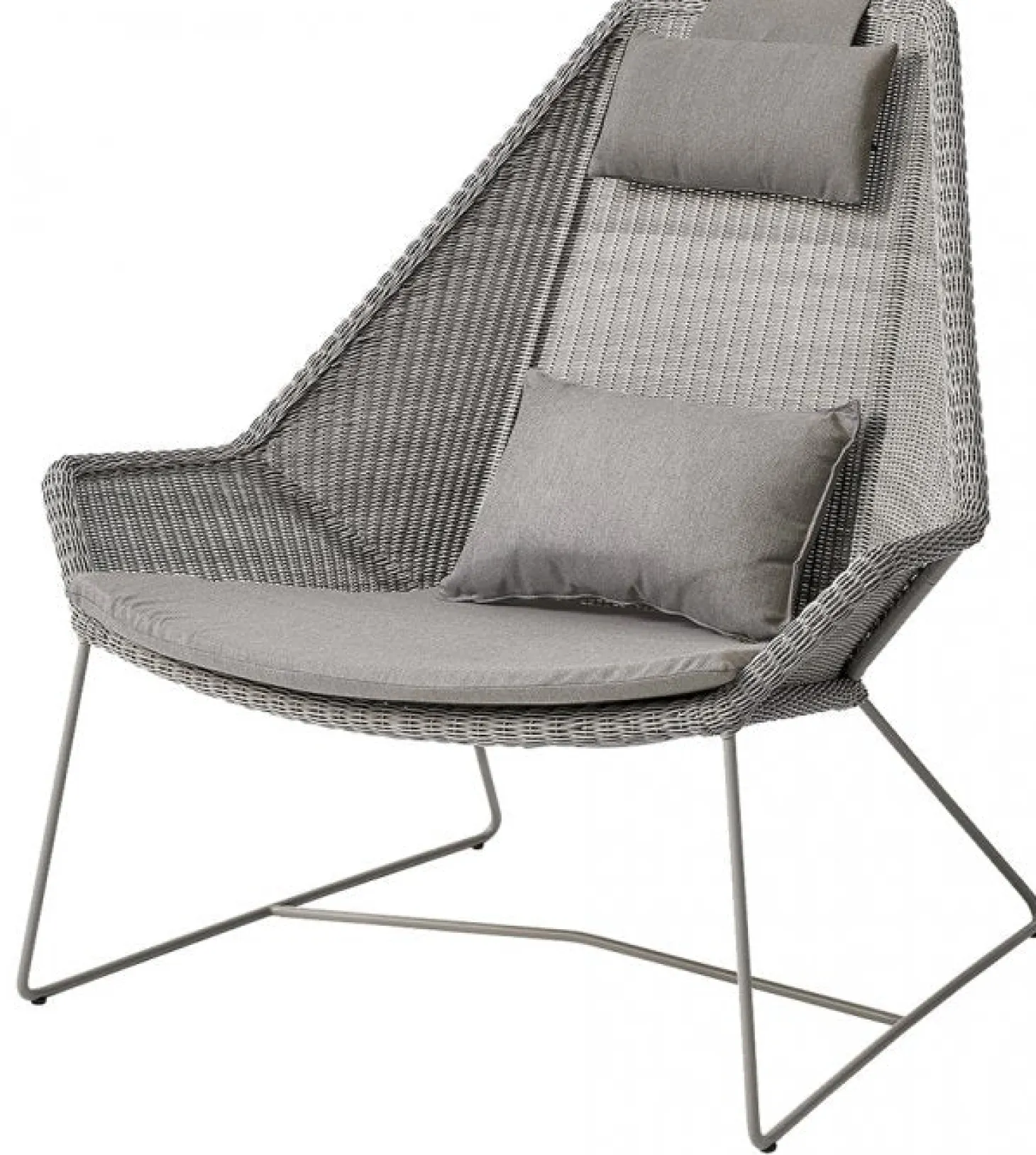 Breeze Högryggad Fåtölj Taupe